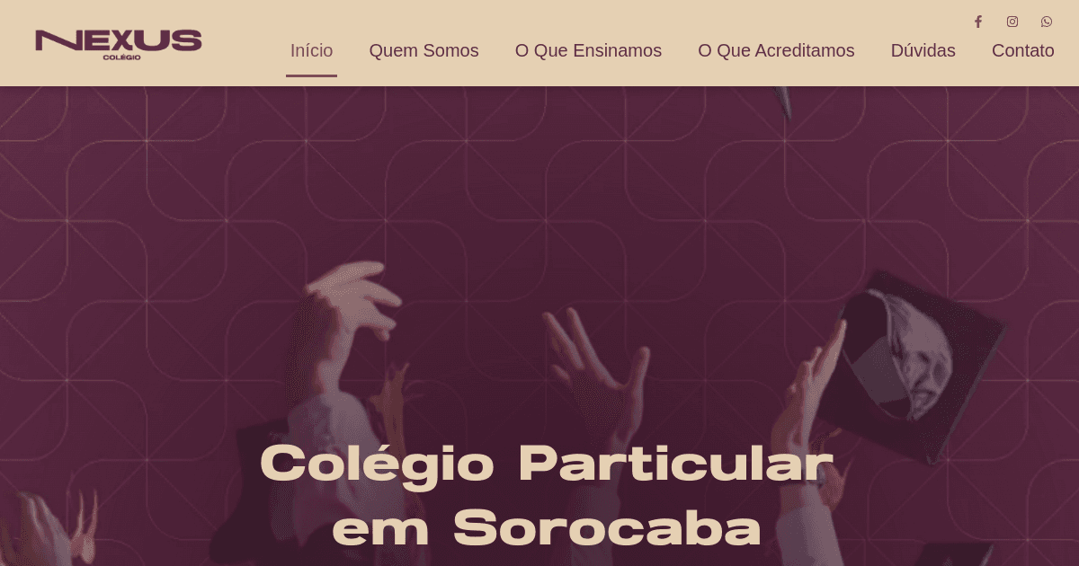 De uma página para cinco: a arquitetura de conteúdo que faltava num colégio invisível na busca