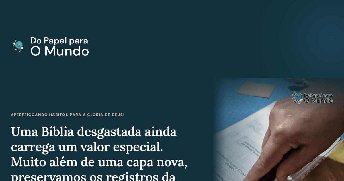 Do Papel para o Mundo: a restoration atelier site delivered 13 days early, at 156 KB and with no page builder