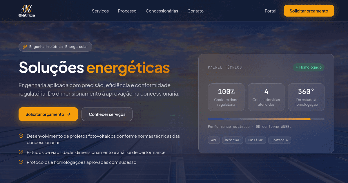 Two phases on a live system: pipeline, documents and finance at JV Elétrica