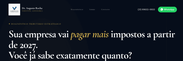 Screenshot de Landing page de alta conversão para assessoria tributária