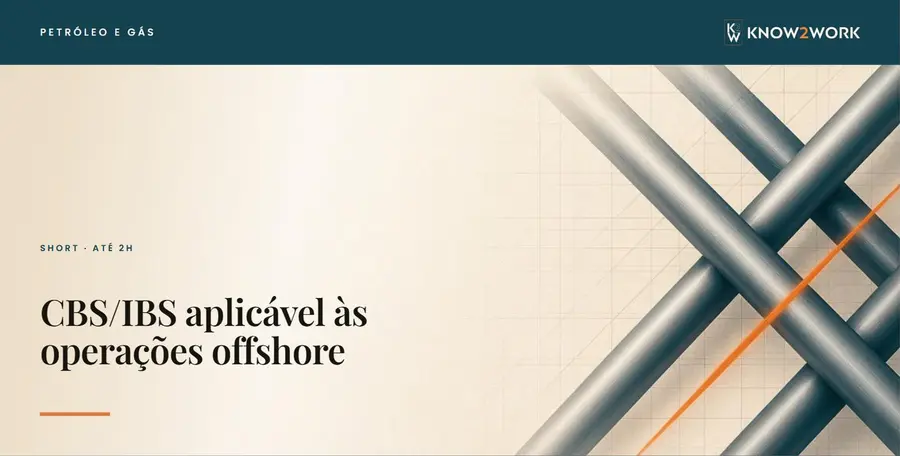 Capa do curso CBS e IBS no offshore